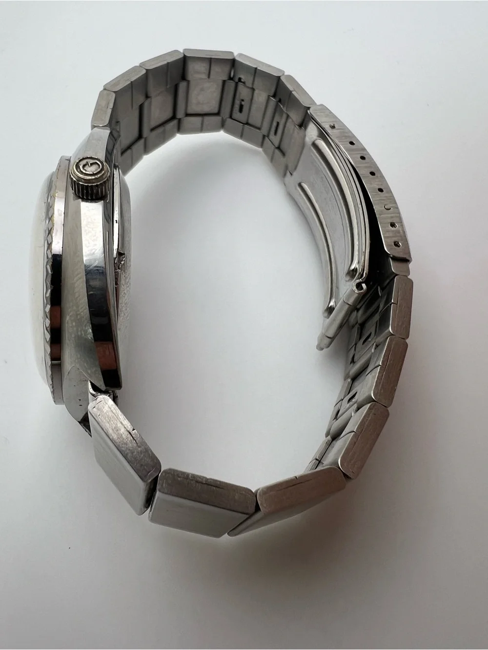 Lunast Stainless Steel Watch - Black Dial